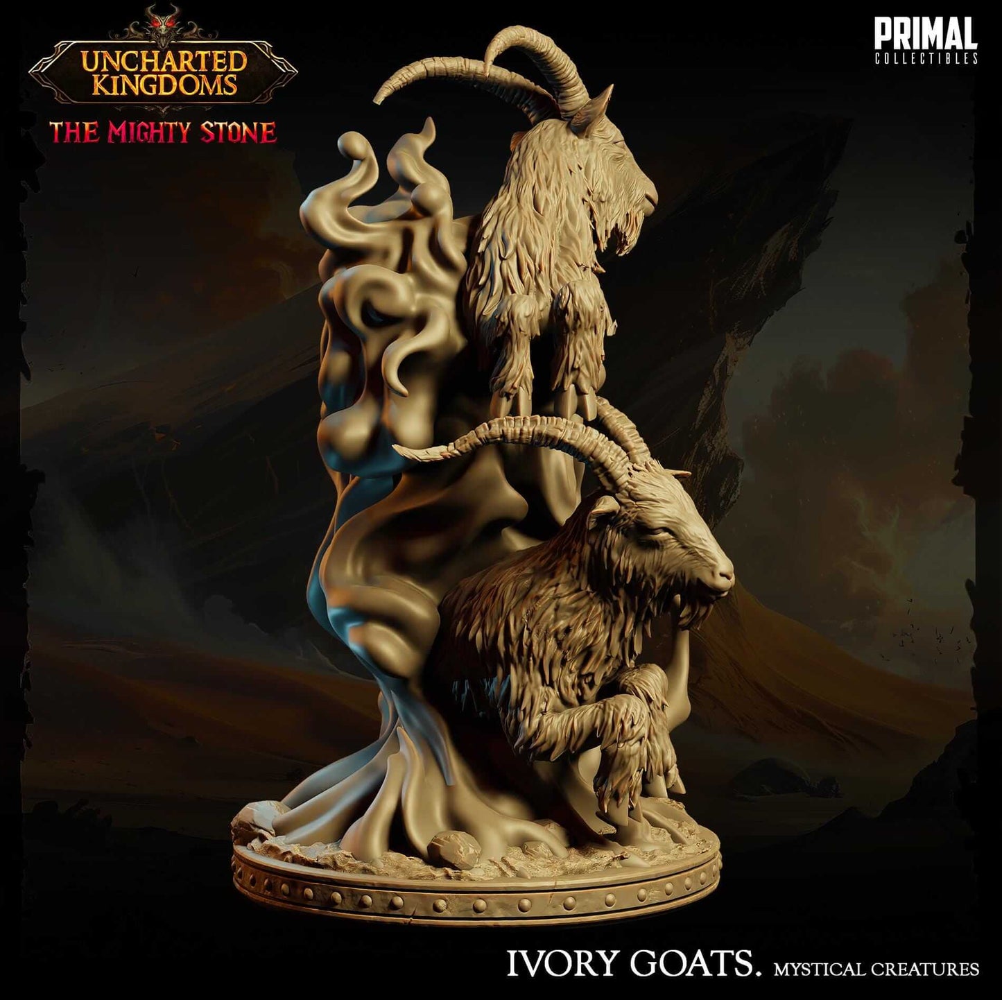 Mystical Animals - Ivory Goats Uncharted Kingdoms
