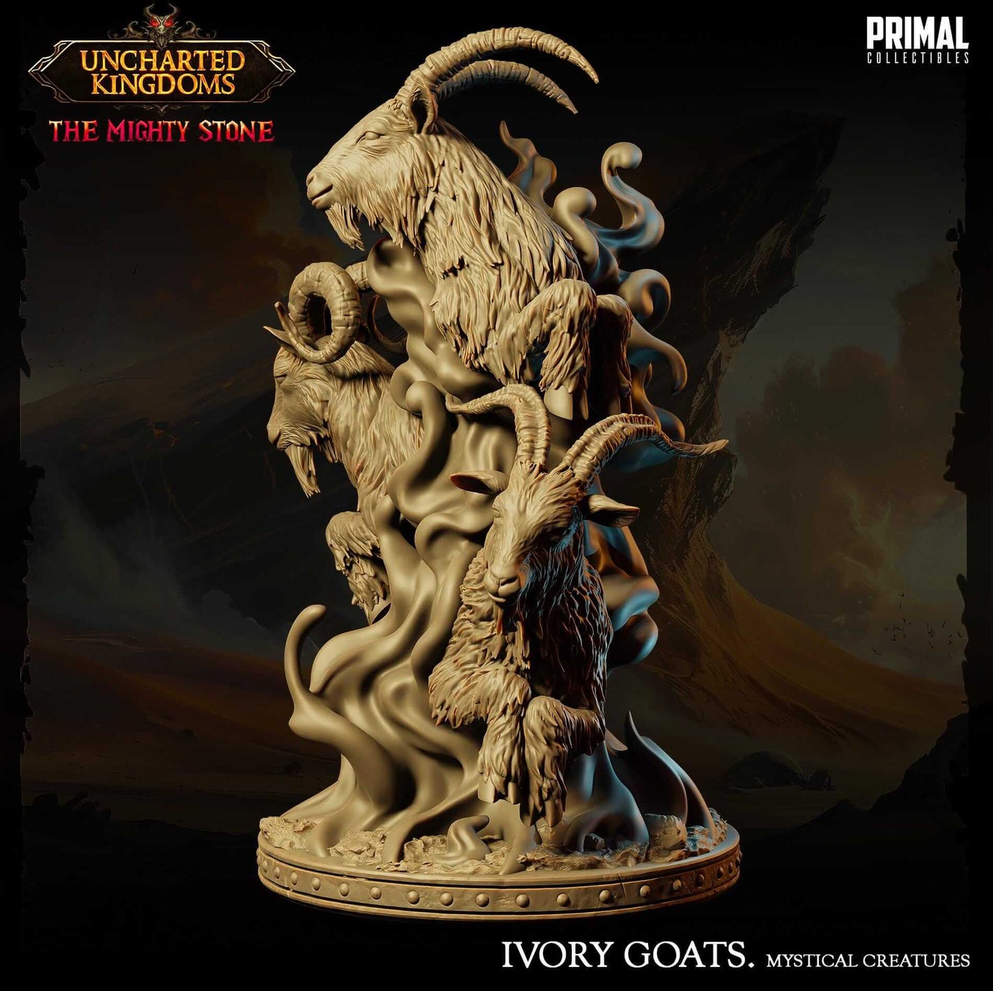Mystical Animals - Ivory Goats Uncharted Kingdoms