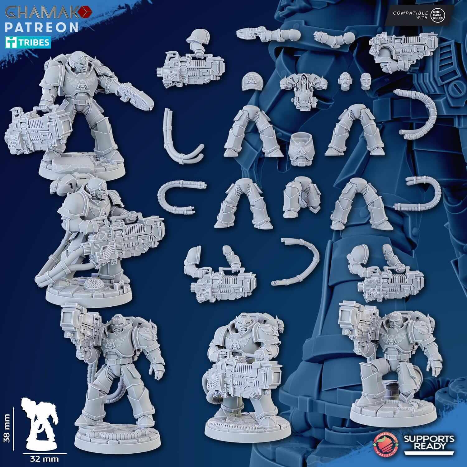 Plasma Devastator Squad - Ghamak Miniatures Grimdark