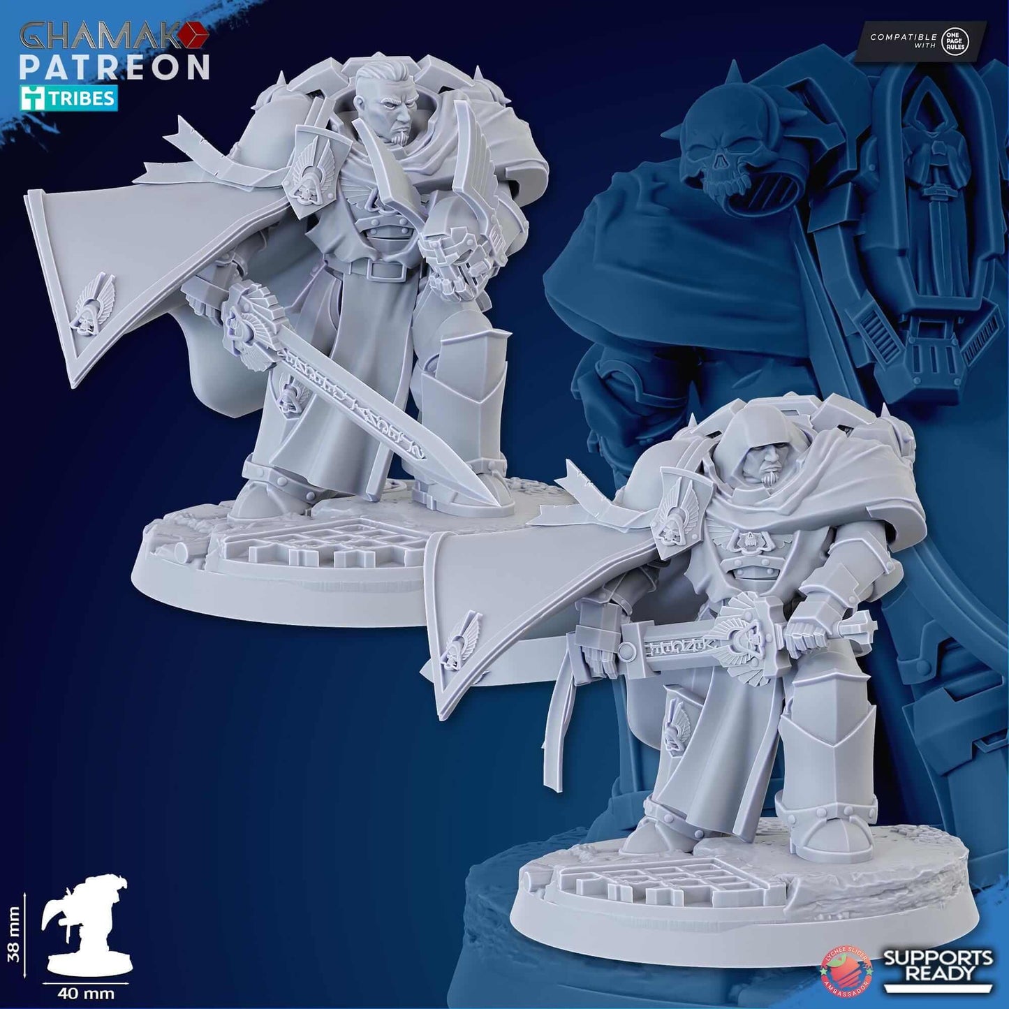 Vengeful Tribune - Ghamak Miniatures Grimdark Void Marines