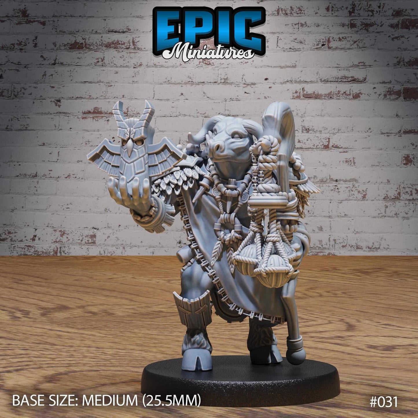 Minotaur Folk Tribe - Epic Miniatures - Dungeons and Dragons