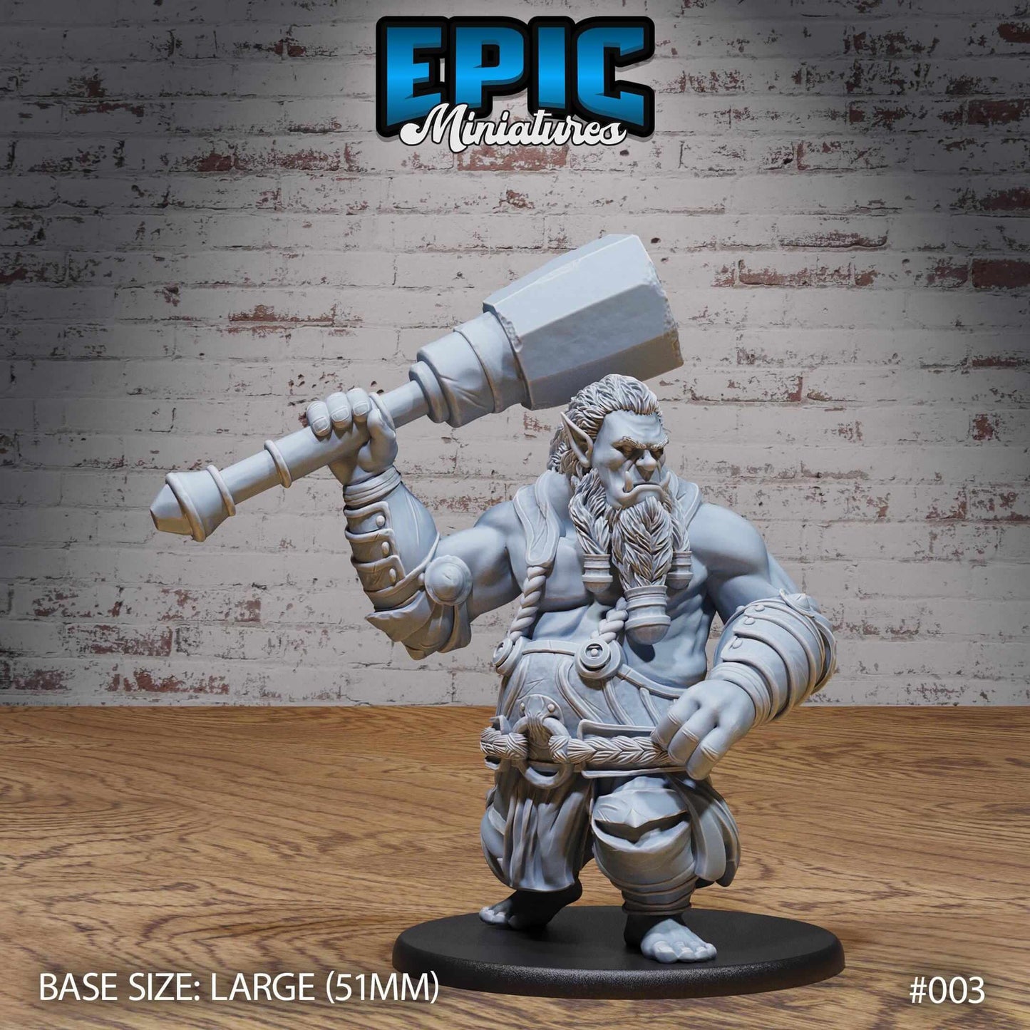 Half Troll (Large) - Epic Miniatures - Dungeons and Dragons