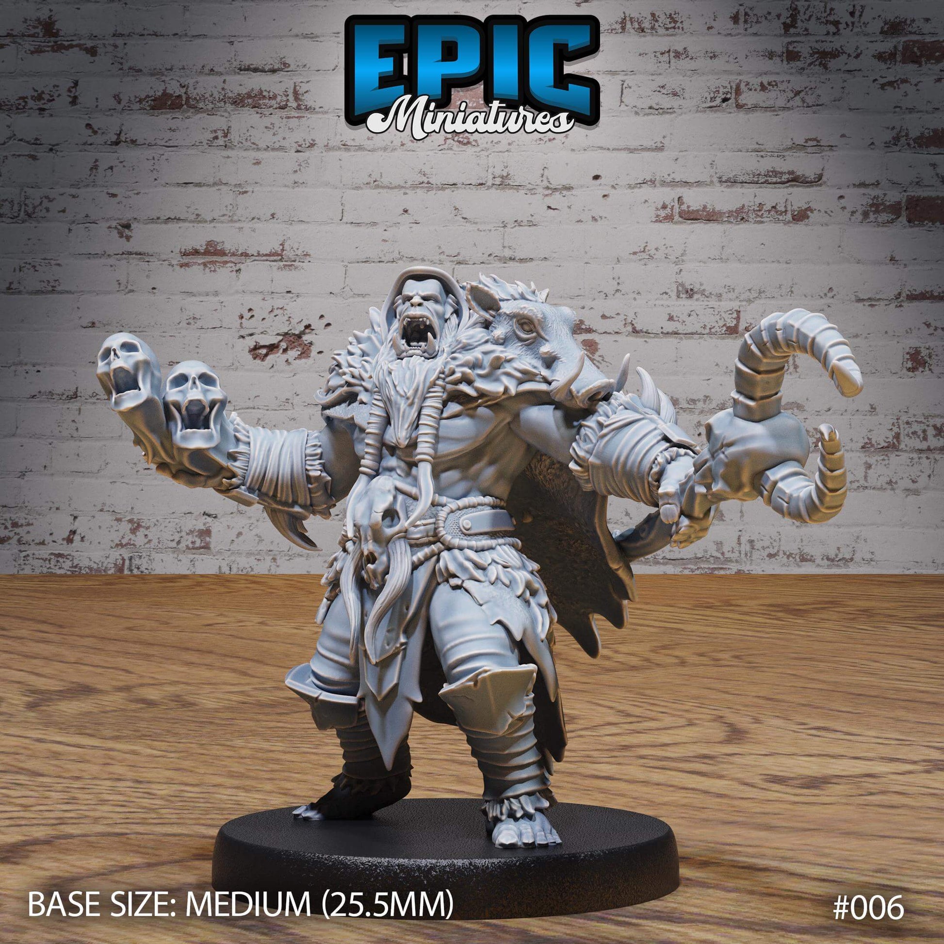Orc Shaman - D&D Epic Miniatures   and Dragons