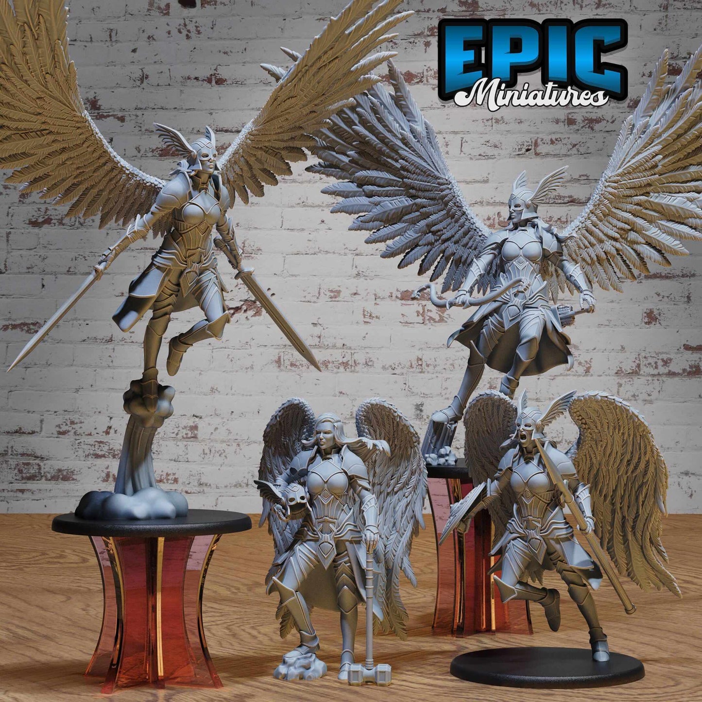 Valkyrie Norse Warriors - Epic Miniatures - Dungeons and Dragons