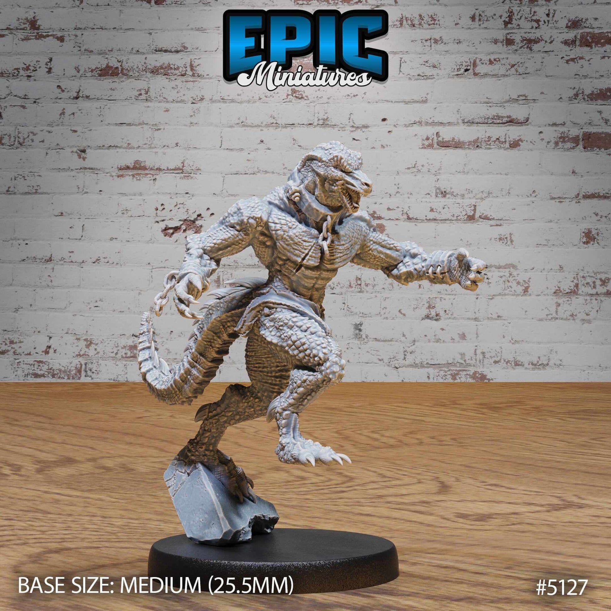 Prisoner Lizard Men - D&D Epic Miniatures   and Dragons