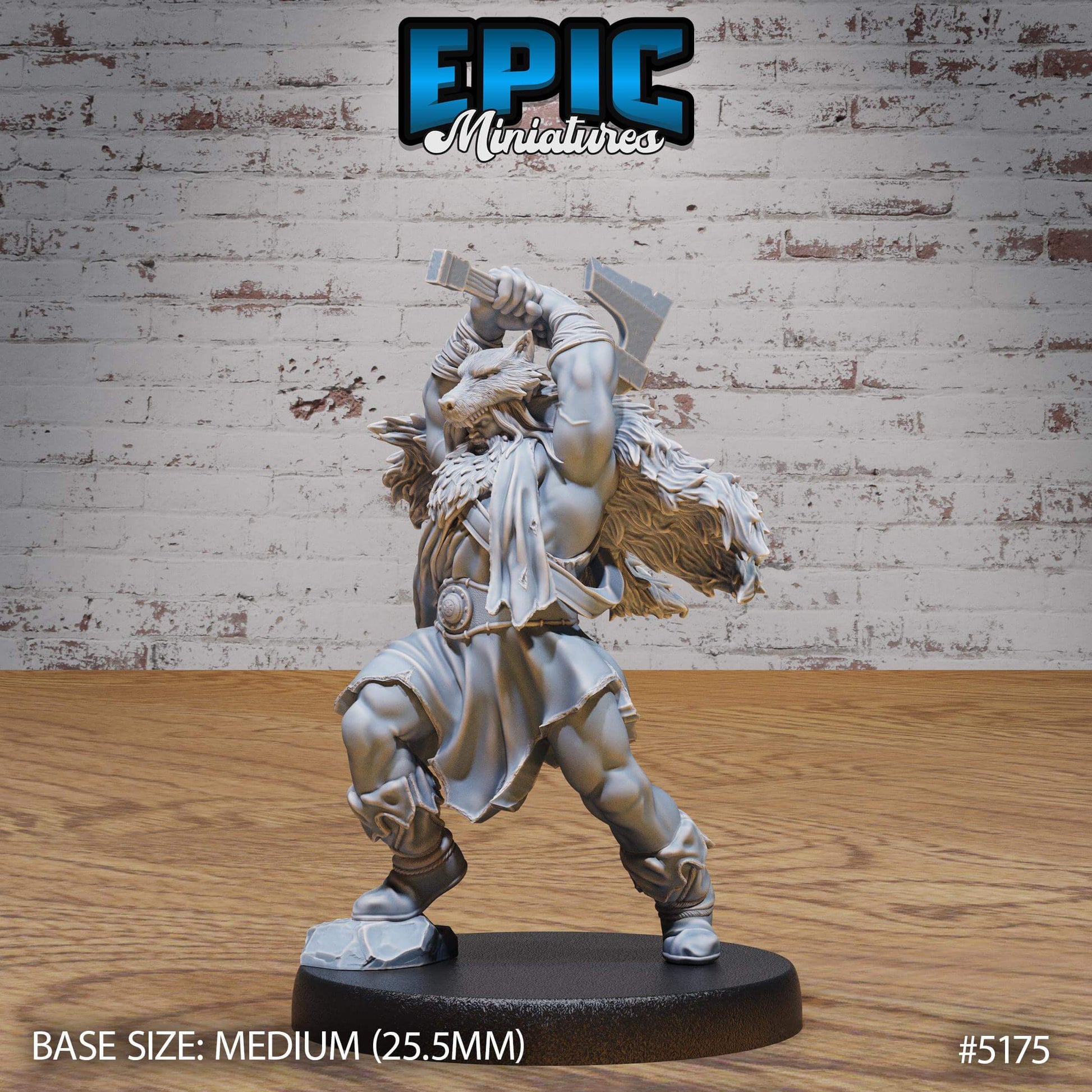 Viking Berserker - D&D Epic Miniatures   and Dragons
