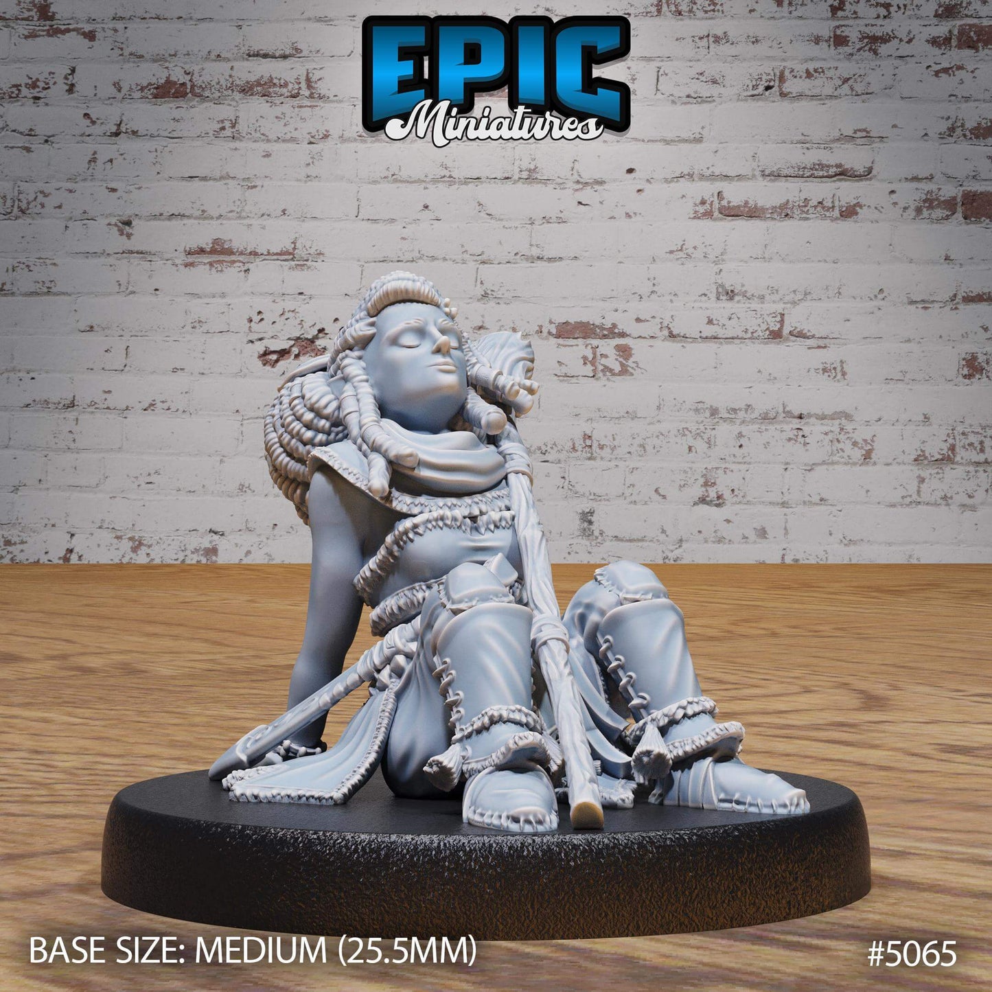 Halfling Female Druid - D&D Epic Miniatures   and Dragons