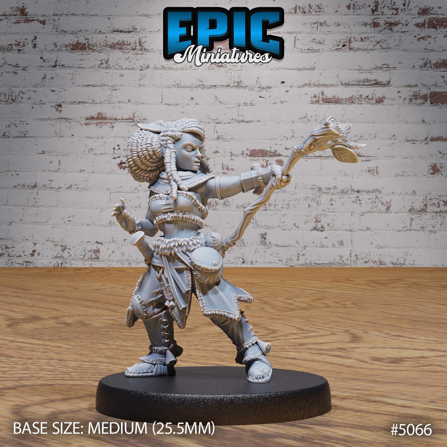 Halfling Female Druid - D&D Epic Miniatures   and Dragons