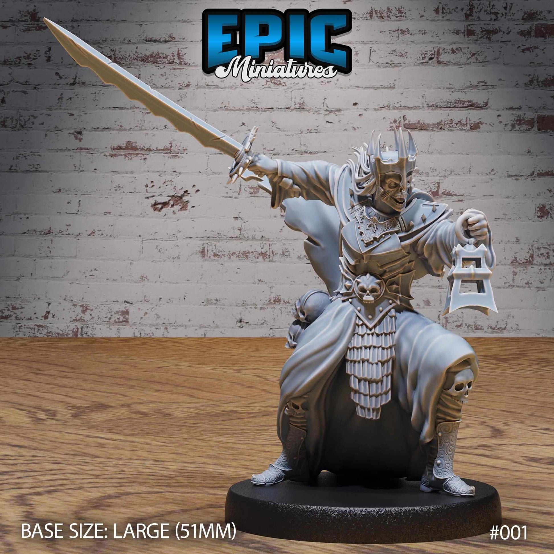Lich Emperor in Chariot - Epic Miniatures - Dungeons and Dragons