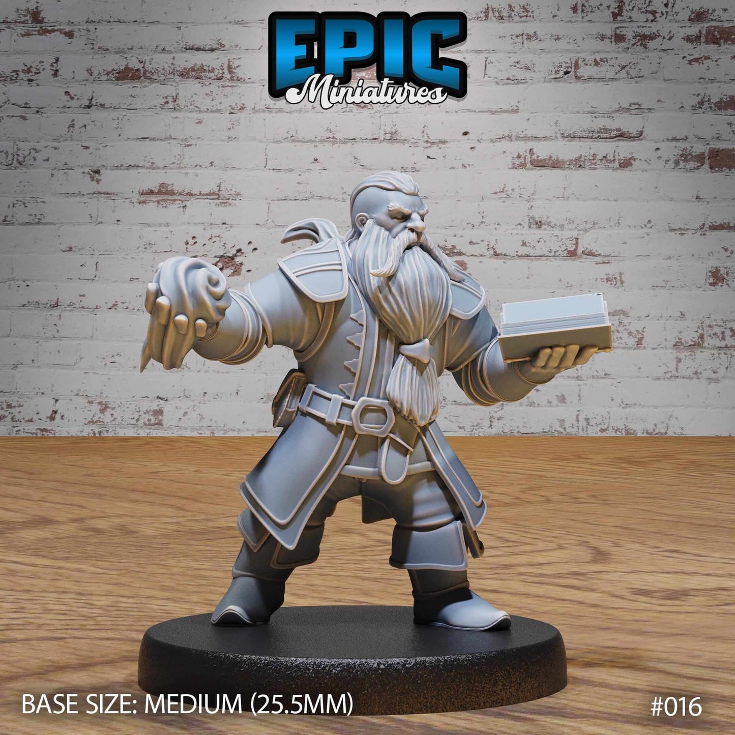 Dwarf Sorcerer - D&D Epic Miniatures   and Dragons