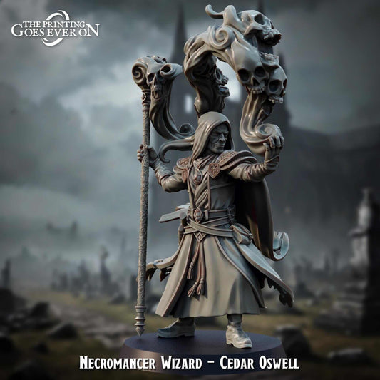 Cedar Oswell Necromancer - Hunt Beyond the Grave - The Printing Goes Ever On