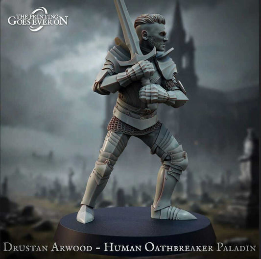 Drustan Arwood Oathbreaker Paladin - Hunt Beyond the Grave - The Printing Goes Ever On