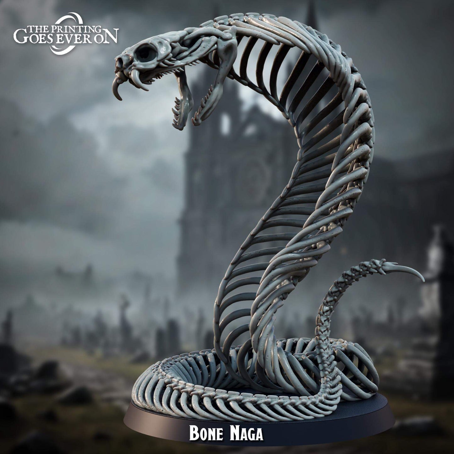 Bone Naga - Hunt Beyond the Grave - The Printing Goes Ever On