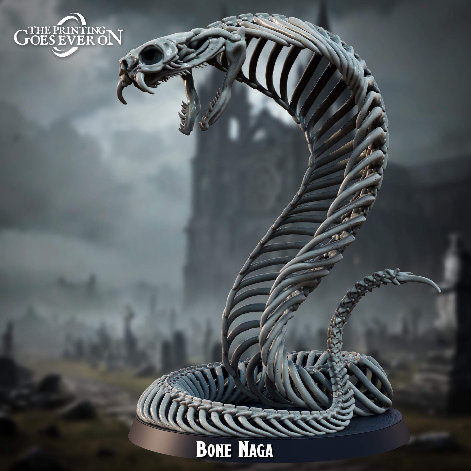 Bone Naga - Hunt Beyond the Grave - The Printing Goes Ever On