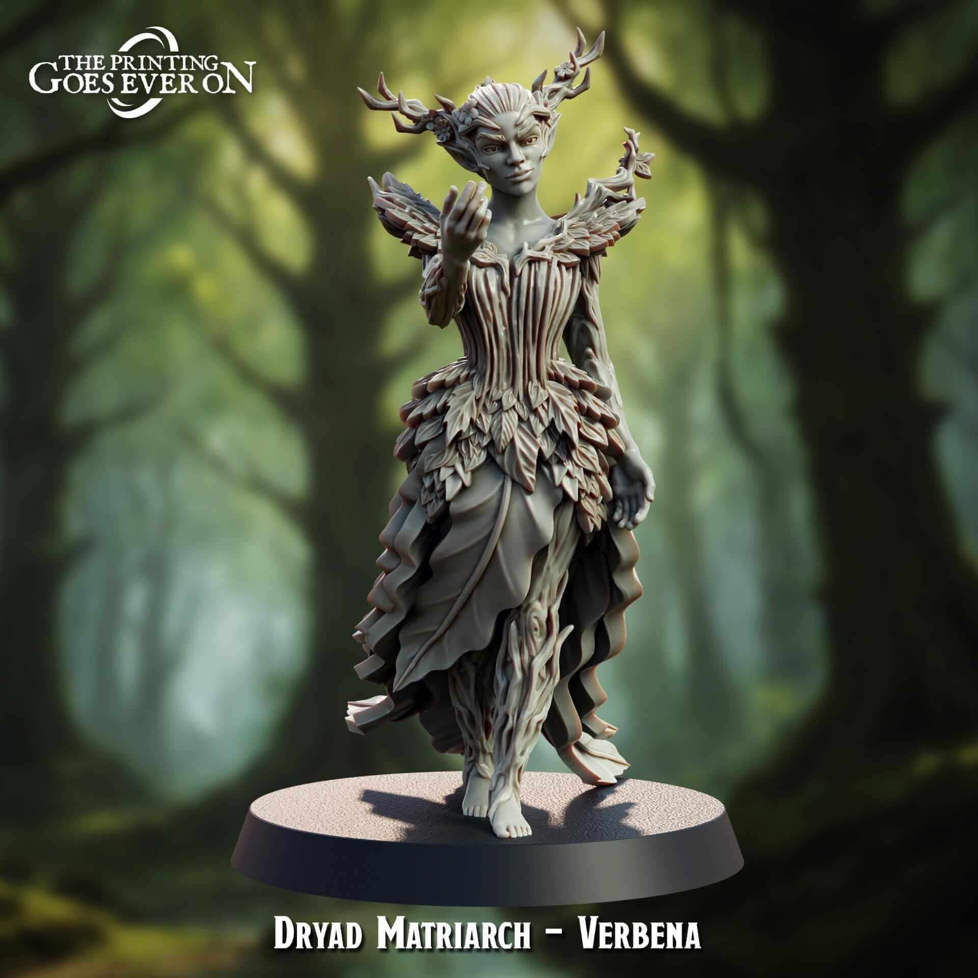 Verbena Dryad Matriarch - Heart of the Forest - The Printing Goes Ever On