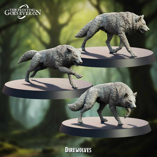 Direwolves - Heart of the Forest - The Printing Goes Ever On