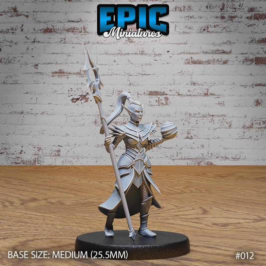 Dark Elf - Drow - Sorceress - D&D Epic Miniatures   and Dragons