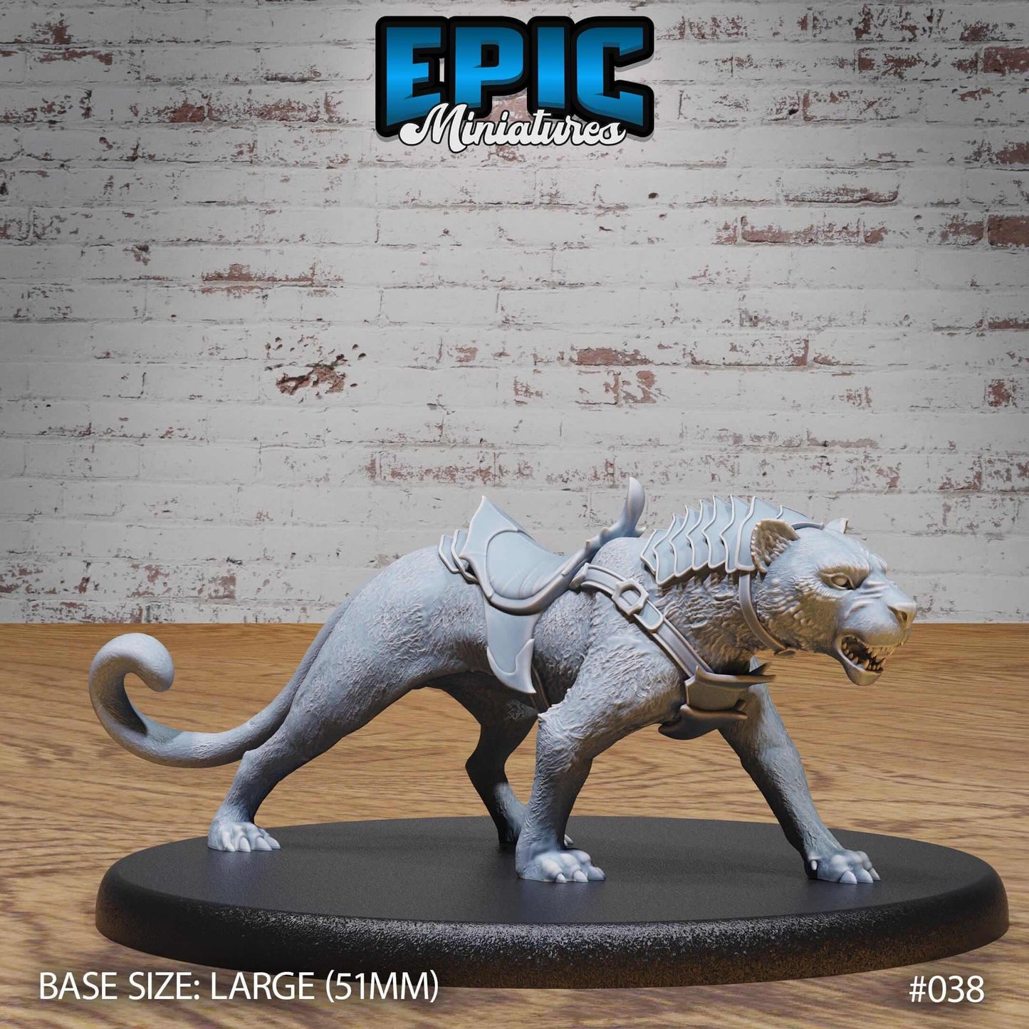 Dark Elf - Drow - Panther Rider- D&D Epic Miniatures   and Dragons
