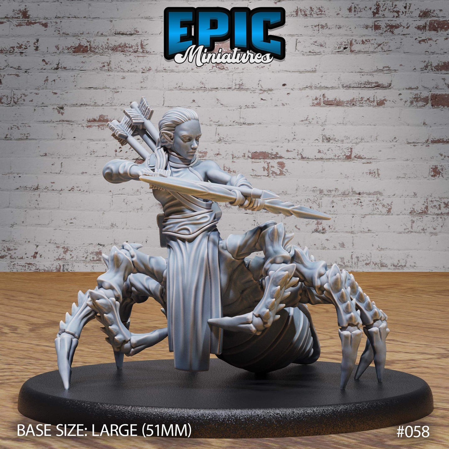 Dark Elf - Drow - Drider NPCs - D&D Epic Miniatures   and Dragons