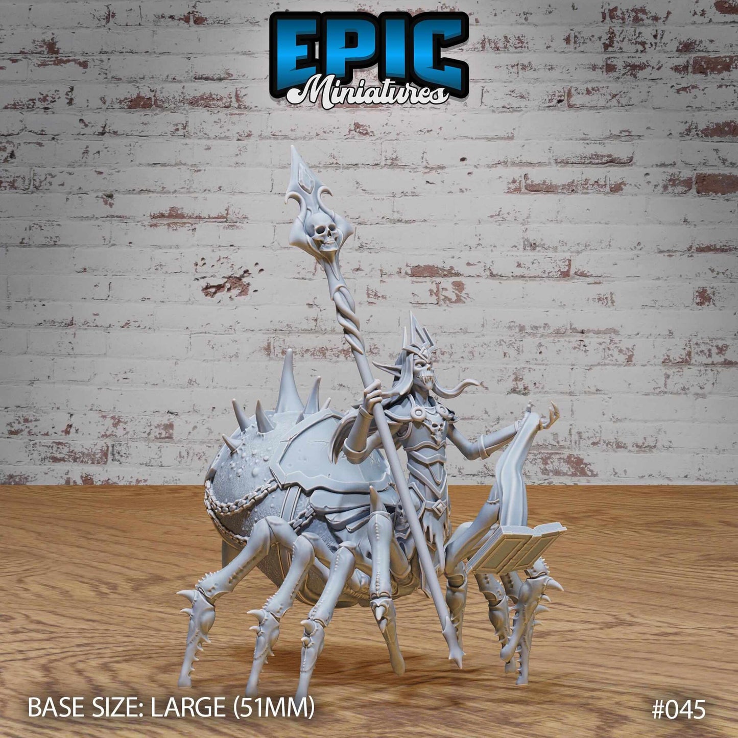 Dark Elf - Drow - Drider Lich Lord - D&D Epic Miniatures   and Dragons