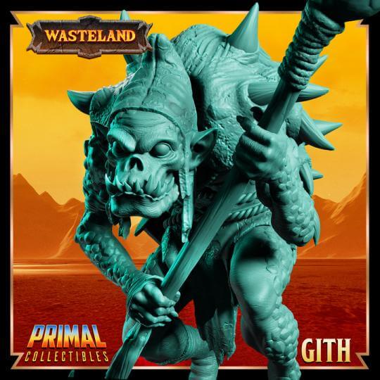 Gith Wasteland 3D Printed Resin RPG/Tabletop/Boardgames Miniature Primal Collectibles