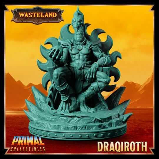 Sorcerer King - Draquitoth Wasteland 3D Printed Resin RPG/Tabletop/Boardgames Miniature Primal Collectibles