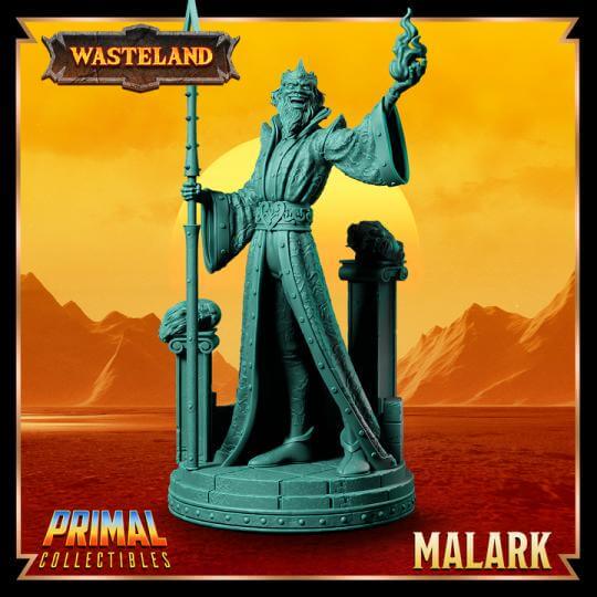 Sorcerer King - Malark Wasteland 3D Printed Resin RPG/Tabletop/Boardgames Miniature Primal Collectibles