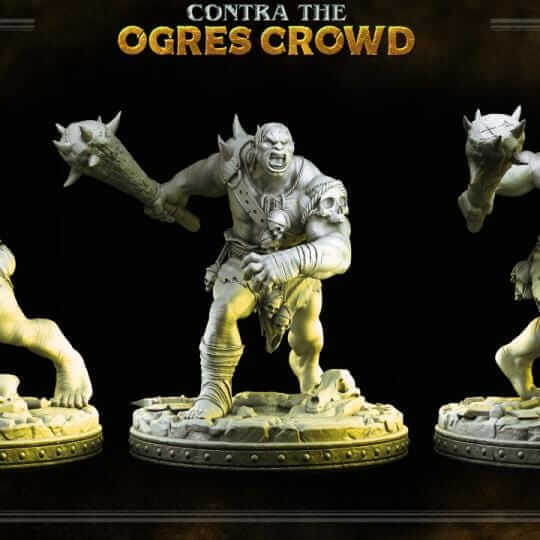 Grozrog Ogre Warrior - Contra the Ogres Crowd - Masters of Dungeons - Primal Collectibles