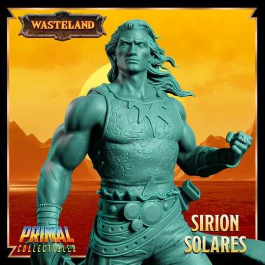Sirion Solares - Atristocrat - Wasteland 3D Printed Resin RPG/Tabletop/Boardgames Miniature Primal Collectibles