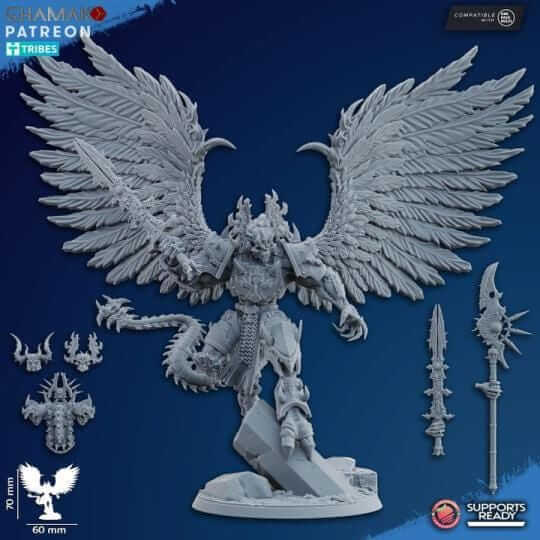 Demonic Possessed Warlock - Grimdark Void Marine -Ghamak Miniatures