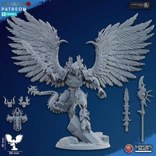 Demonic Possessed Warlock - Grimdark Void Marine -Ghamak Miniatures