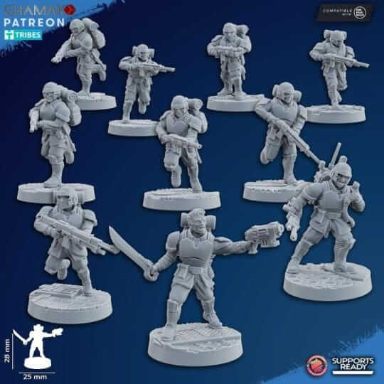 Freedom Guard Assault Team - Ghamak Miniatures