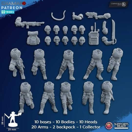 Freedom Guard Assault Team - Ghamak Miniatures