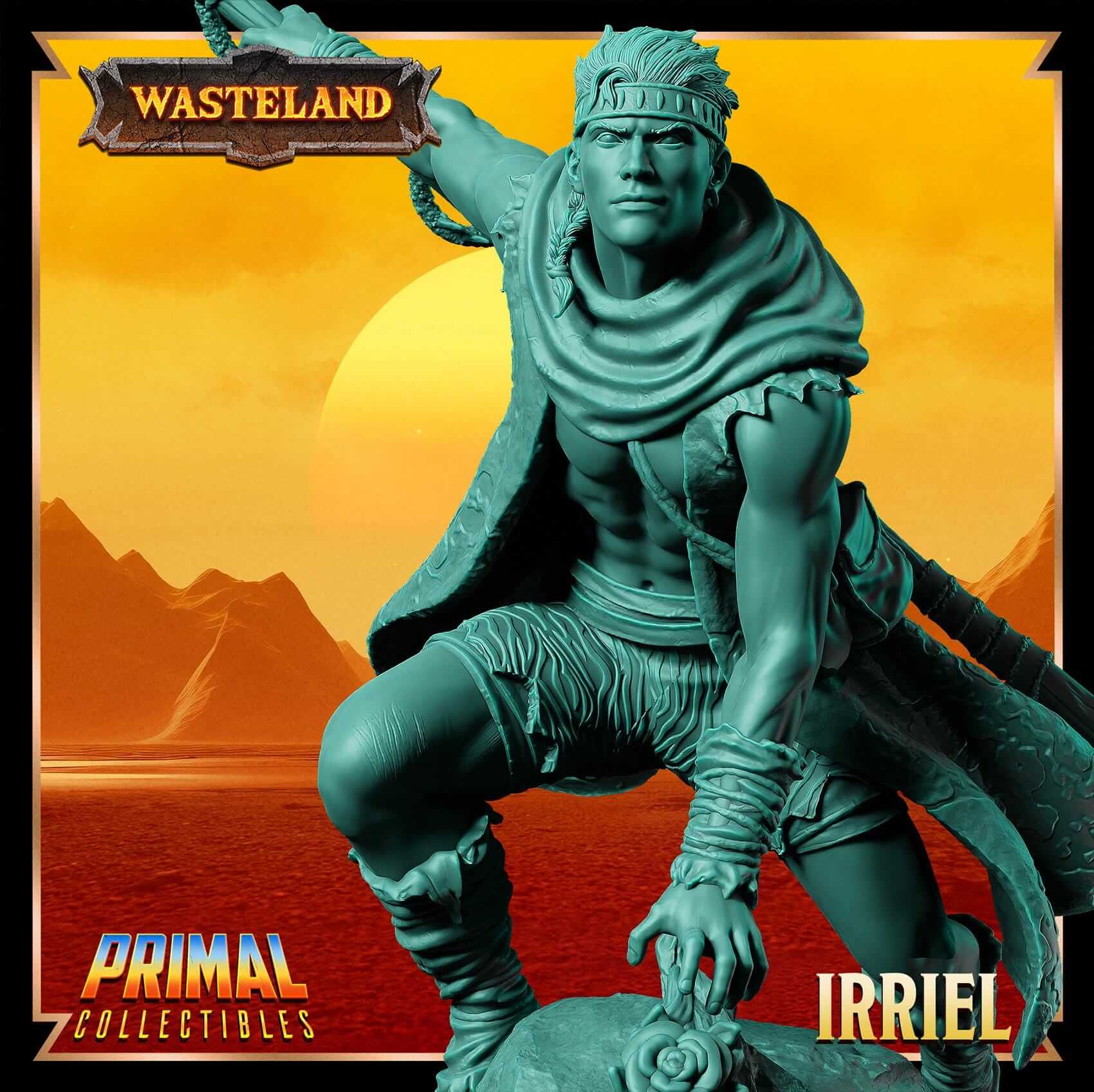 Irriel Preserver - Wasteland 3D Printed Resin RPG/Tabletop/Boardgames Miniature Primal Collectibles