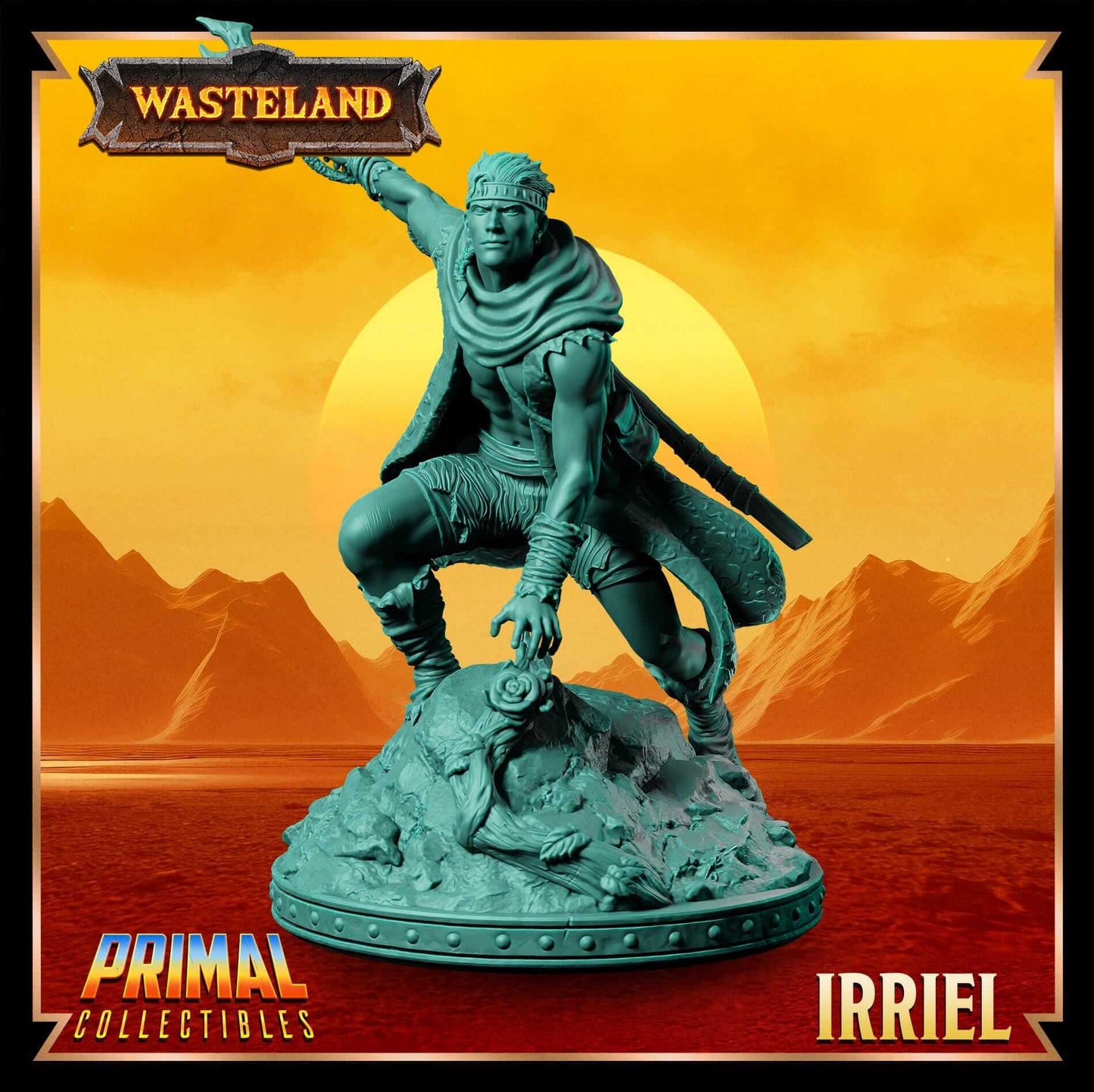 Irriel Preserver - Wasteland 3D Printed Resin RPG/Tabletop/Boardgames Miniature Primal Collectibles
