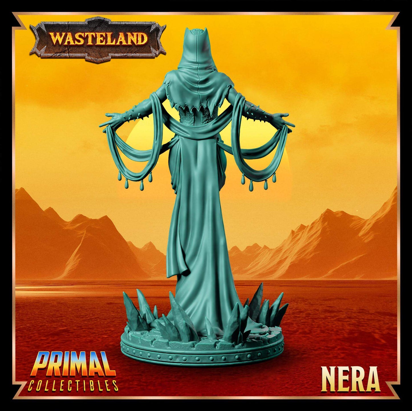 Nera Psionics - Wasteland 3D Printed Resin RPG/Tabletop/Boardgames Miniature Primal Collectibles