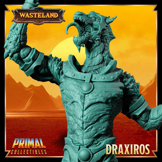 Draxiros Sorcerer King - Wasteland 3D Printed Resin RPG/Tabletop/Boardgames Miniature Primal Collectibles