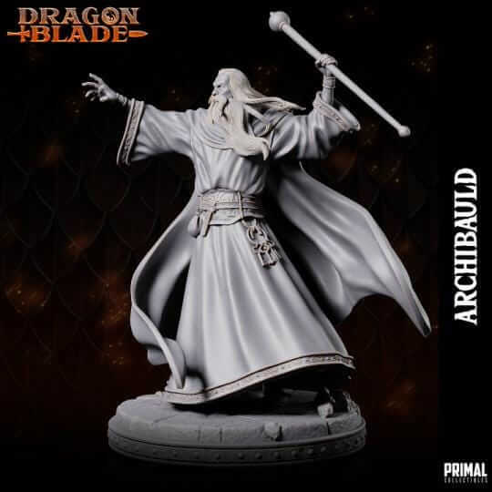 Archbauld White Wizard - Dragonblade - Primal Collectibles