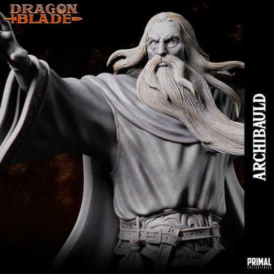 Archbauld White Wizard - Dragonblade - Primal Collectibles