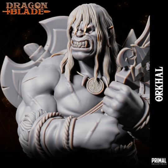 Orkhal Orc Barbarian - Dragonblade - Primal Collectibles