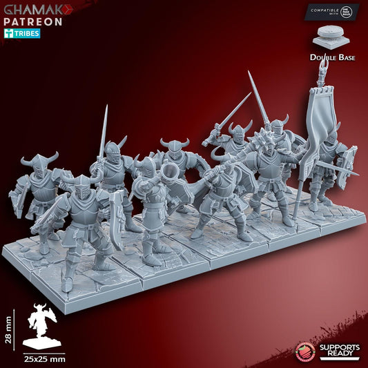 Taurus Knights on Foot - Ghamak Miniatures