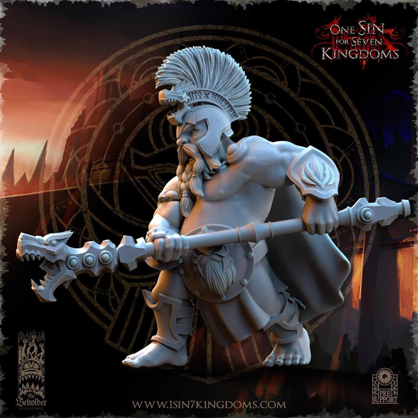 Unterdrakes of the Molten Core - Dwarf Kingdoms - One Sin for Seven Kingdoms - Beholder Miniatures
