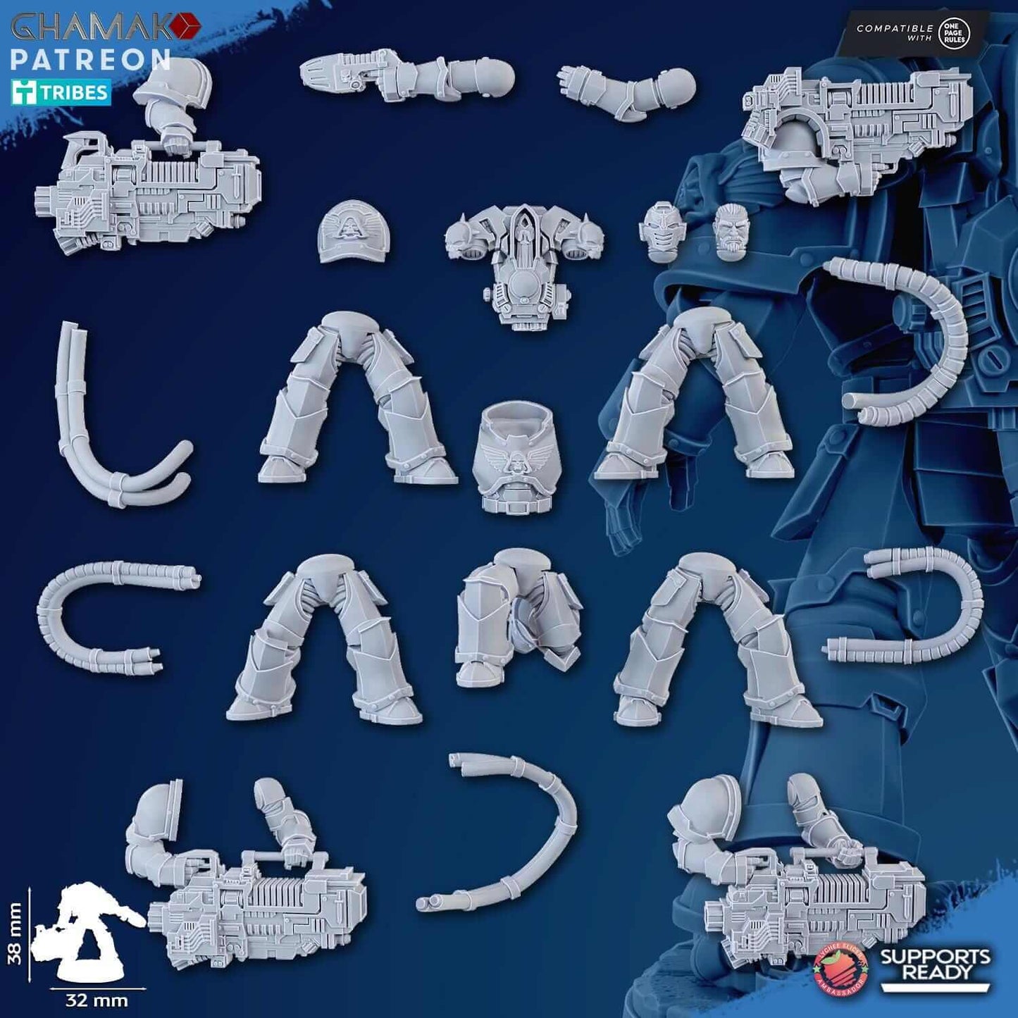 Plasma Devastator Squad - Ghamak Miniatures Grimdark