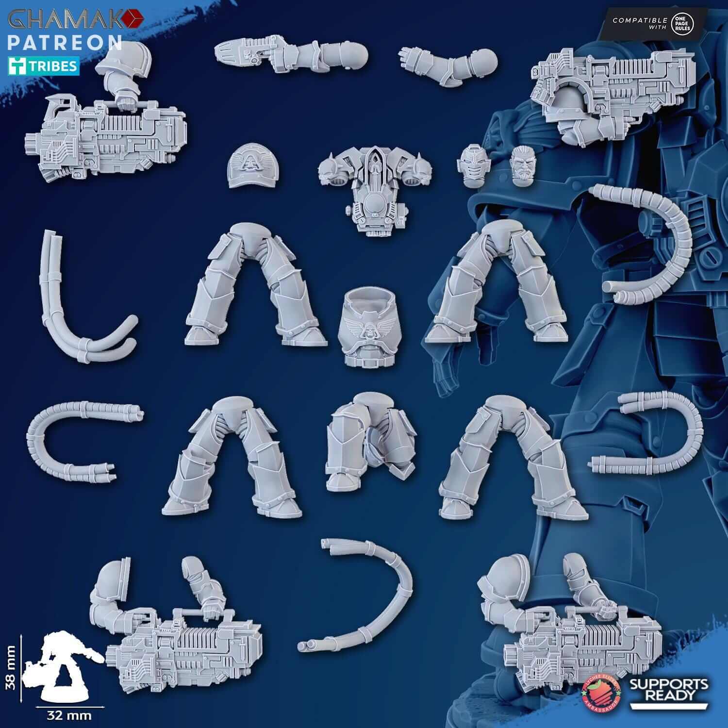 Plasma Devastator Squad - Ghamak Miniatures Grimdark