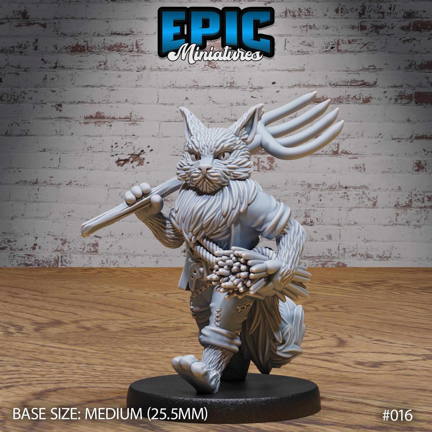 Cat Folk Tribe Tabaxi 2 - D&D Epic Miniatures   and Dragons