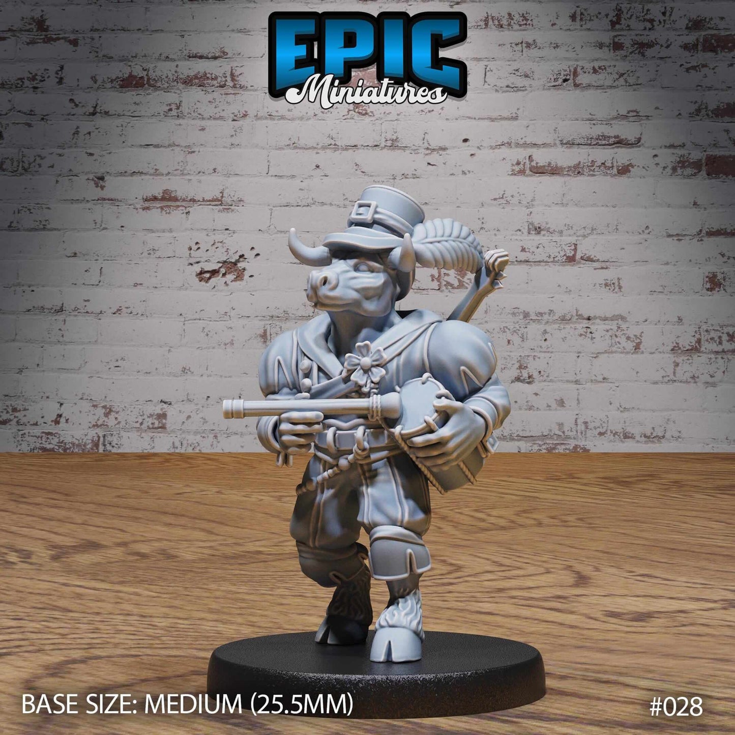 Minotaur Folk Tribe - Epic Miniatures - Dungeons and Dragons