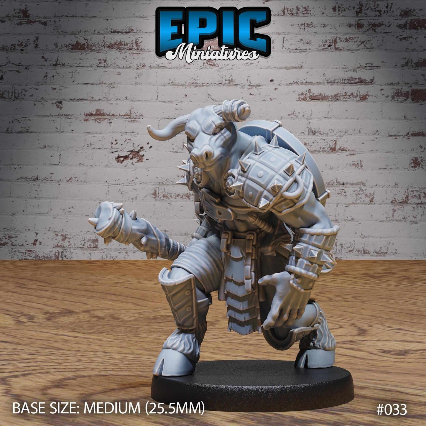 Minotaur Folk Tribe - Epic Miniatures - Dungeons and Dragons