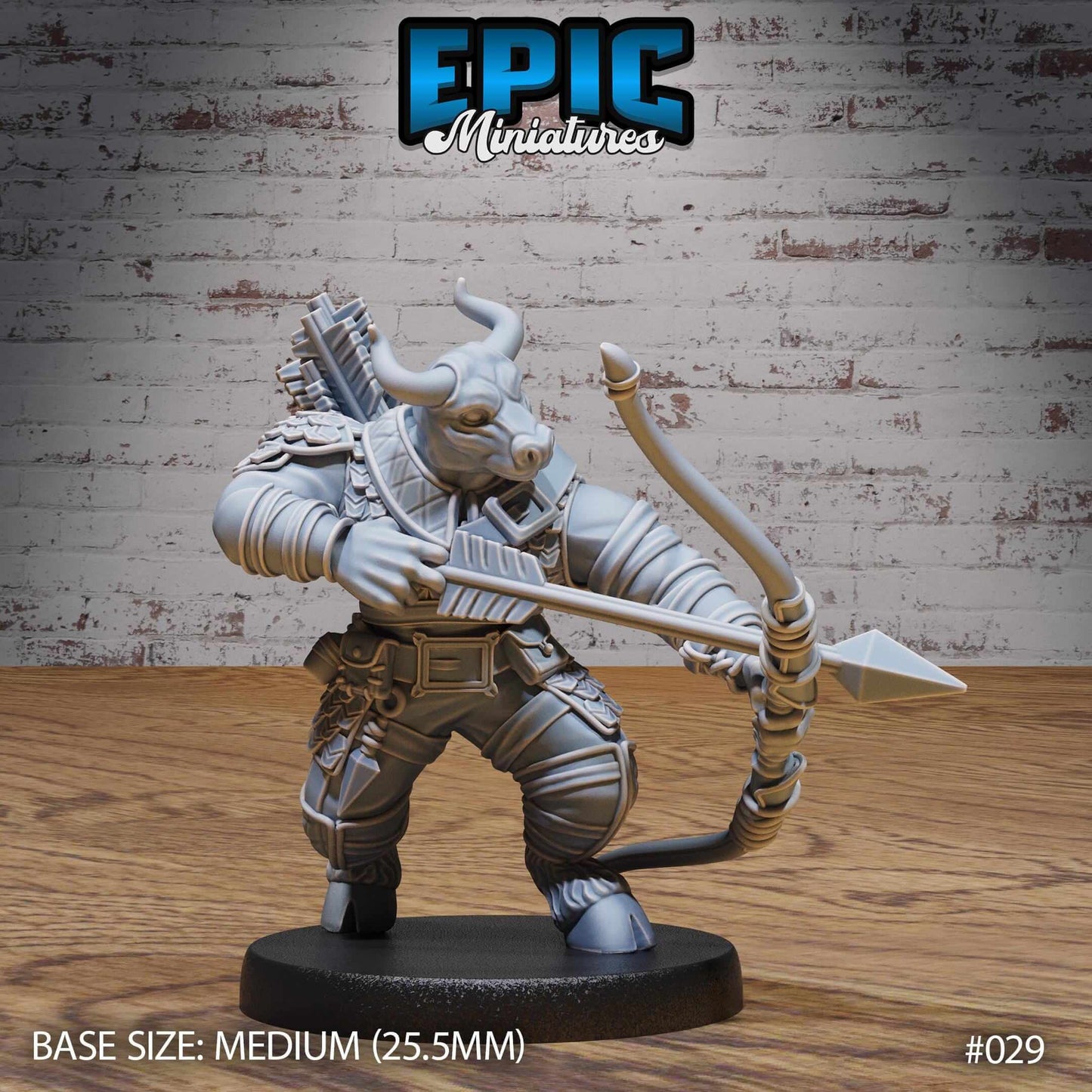 Minotaur Folk Tribe - Epic Miniatures - Dungeons and Dragons