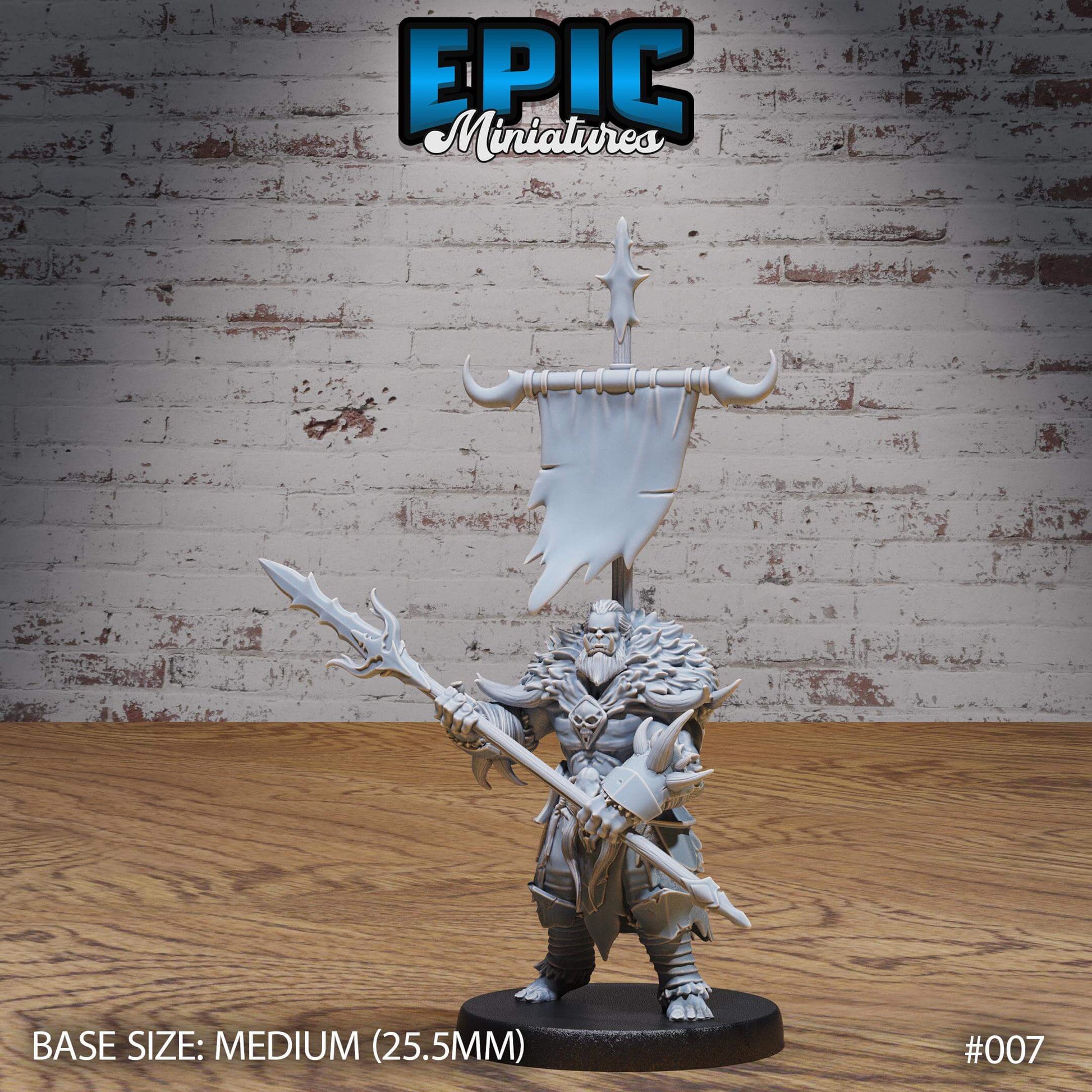 Orc Bannerman - D&D Epic Miniatures   and Dragons