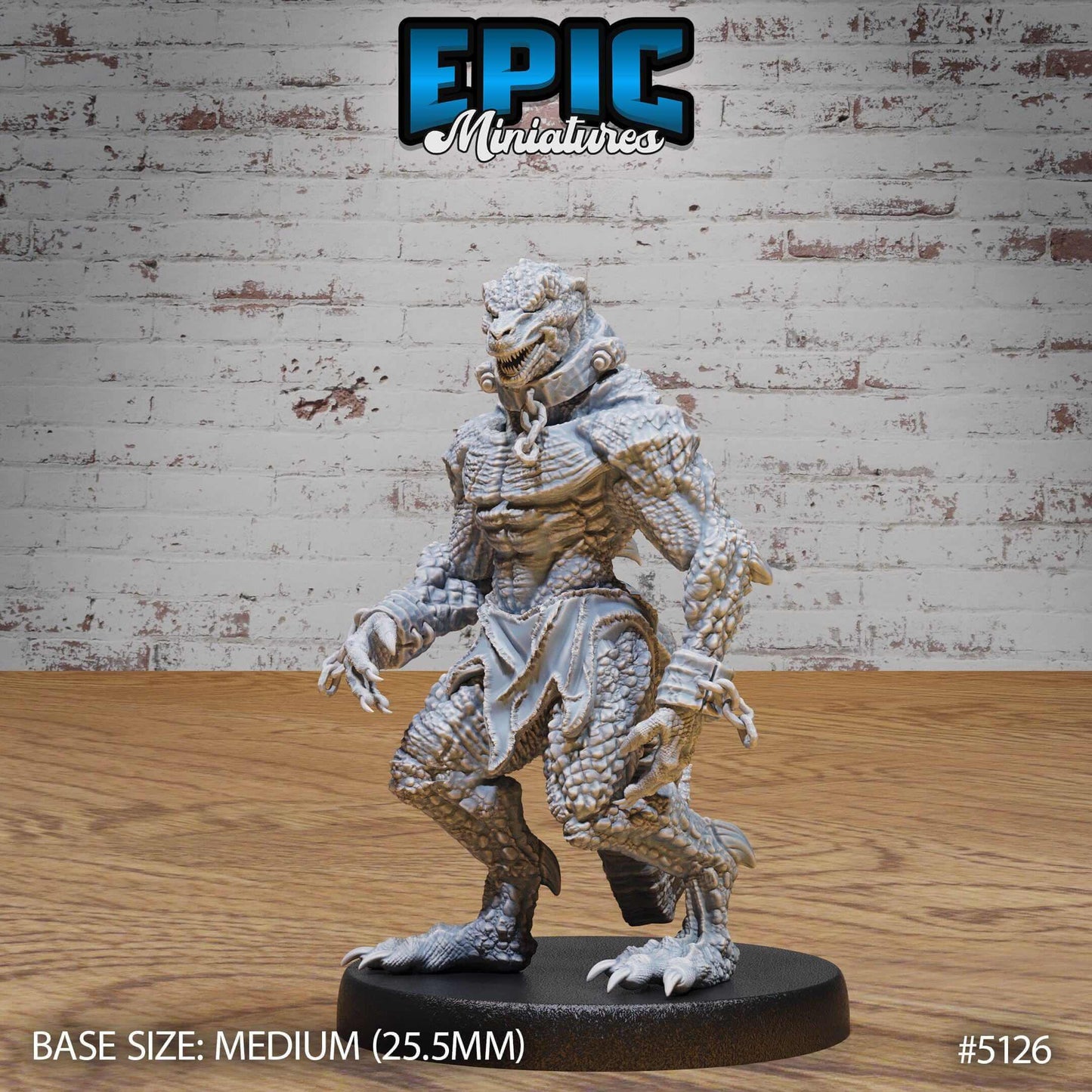 Prisoner Lizard Men - D&D Epic Miniatures   and Dragons